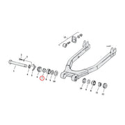 MCS Bearing Spacer, Outer. Swingarm – L1974–1981 XL Sportster 1 Used