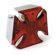 MCS Maltese Cross Taillight. Chrome – Universal