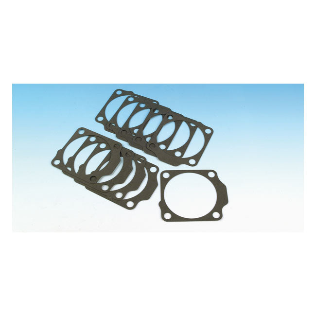 James Gaskets Cylinder Base Gasket. Front. .031" Paper – 1963–1965 Panhead; 1966–1984 Shovelhead