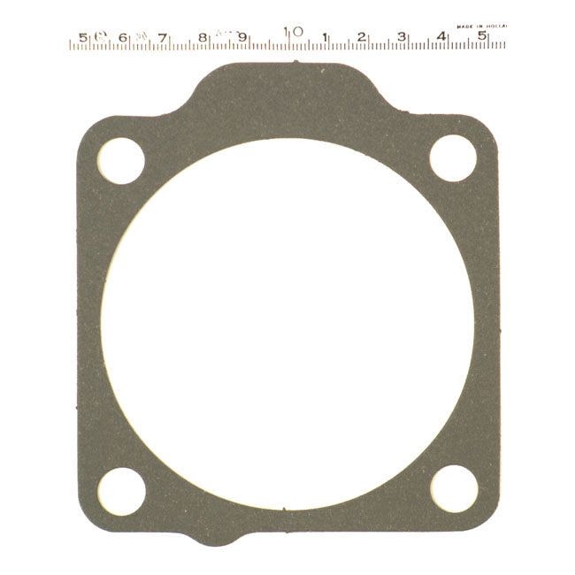 James Gaskets Cylinder Base Gasket. Front. .031" Paper – 1963–1965 Panhead; 1966–1984 Shovelhead