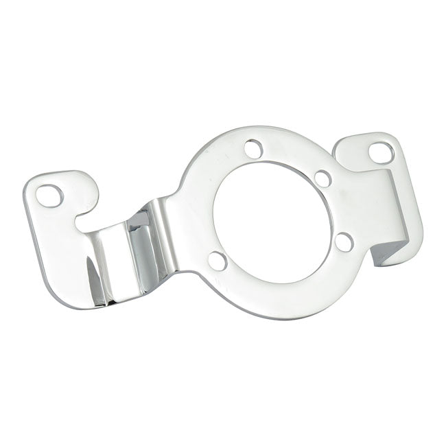 MCS Air Cleaner Adapter Bracket. Chrome – 1984–1989 Evo Big Twin with Keihin…