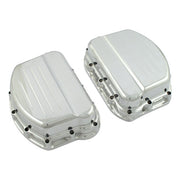 Paughco Rocker Covers. Custom Style Aluminum. Polished – 1948–1965 Panhead