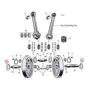 MCS Flywheel Washer SV, .078" (Outside) – 1932–1973 45" SV