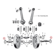 MCS Flywheel Washer SV, .082" (Outside) – 1932–1973 45'' SV