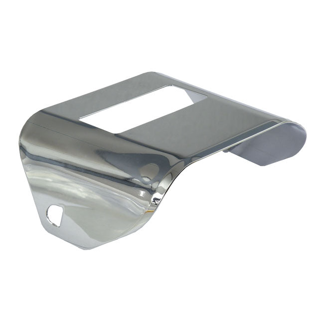 MCS 73-Up Taillight Visor. Plain. Chrome – 1973–2023 H-D with Conventional Center…