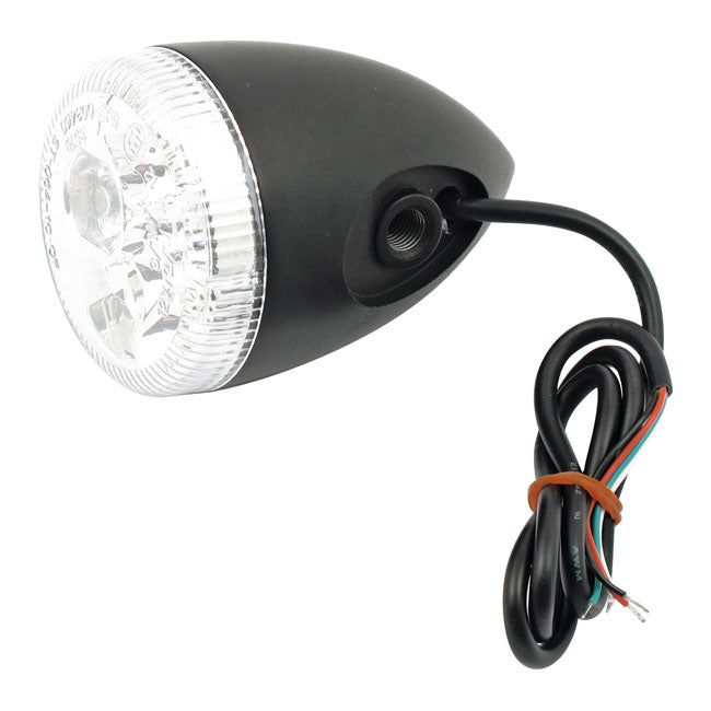 MCS 3-1 LED Bullet Taillight / Turn Signal Combo. Black. Clear – 2009–2012 XL883N Nightster; Custom…