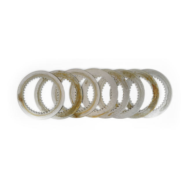 Belt Drives Ltd. Replacement Competitor Clutch Steel Drive Plate Set – 1990–1997 Big Twin with 518848 Bdl…