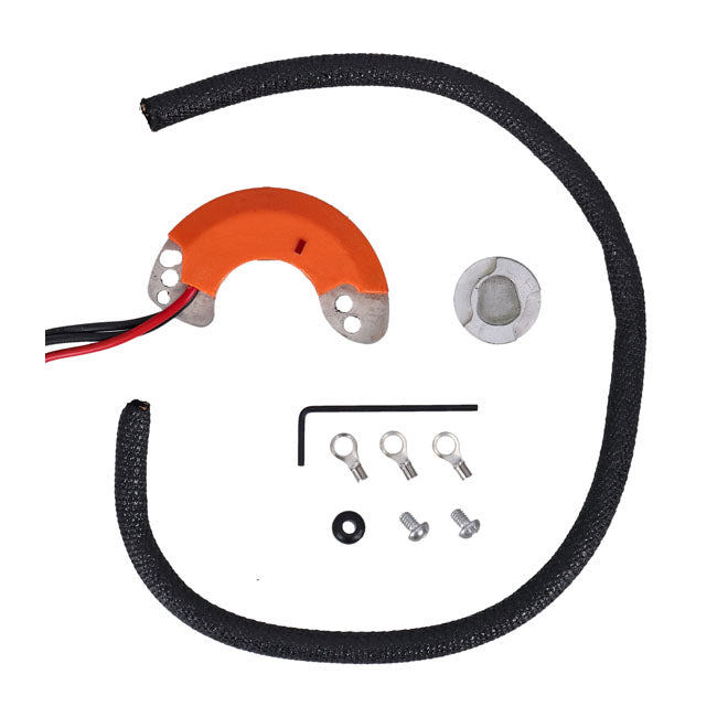 Samwel V-Tronic, Electronic Ignition for 6 & 12v. Hand Advance – 1948–1964 Panhead; 1948–1973 45" WL and…