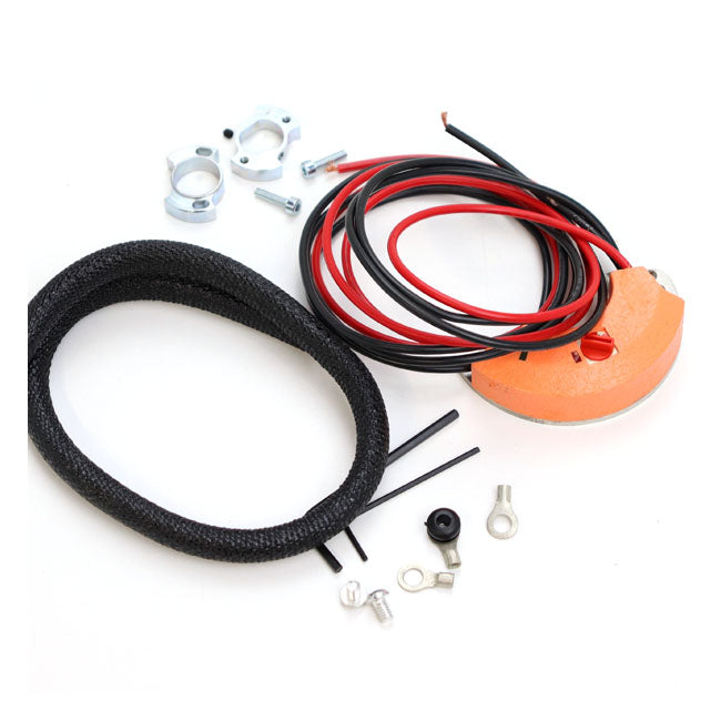Samwel V-Tronic, Electronic Ignition for 6 & 12v. E-Advance – 1948–1964 Panhead; 1948–1973 45" WL and…