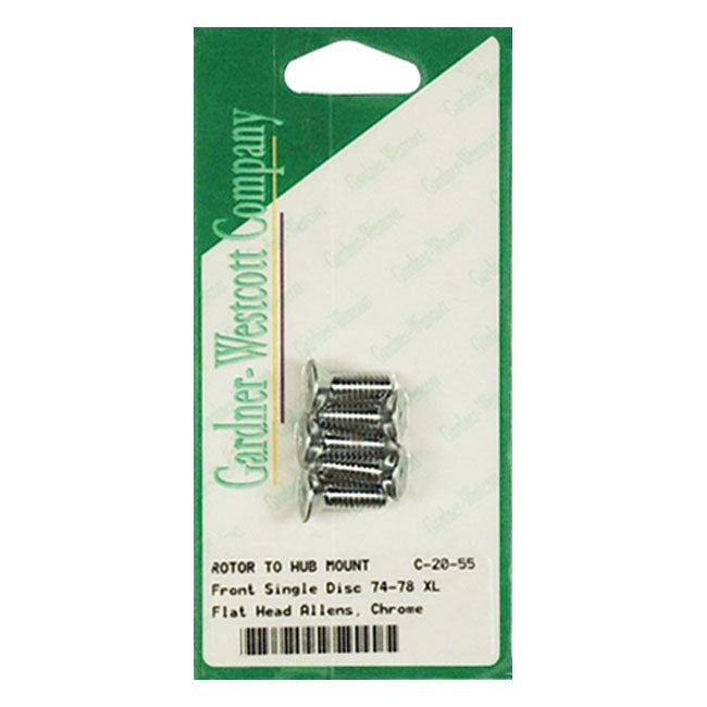 Gardner-Westcott Brake Rotor Bolt Kit, Tapered – 1974–1977 FL; FX