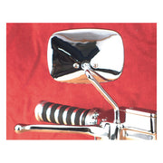 MCS Late OEM Style Mirror, Short Stem, Right Side. Chrome – 65-UP H-D