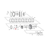 MCS Nut, Clutch Hub – 67-E84 XL Sportster