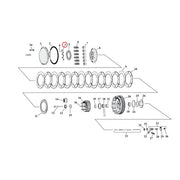 MCS Nut, Clutch Hub Stud – 1952–1970 K; XL Sportster Long
