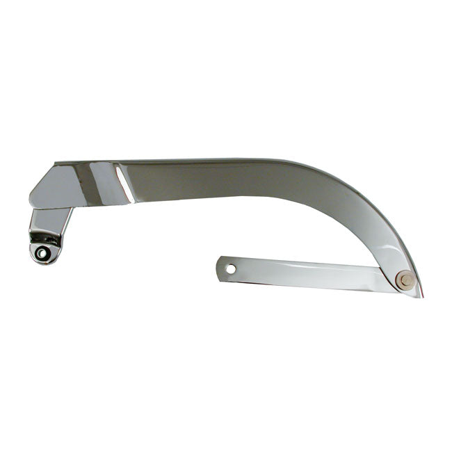 MCS Upper Belt Guard, 4-Sp B.T. Chrome – 1980–1986 4-Speed Big Twin
