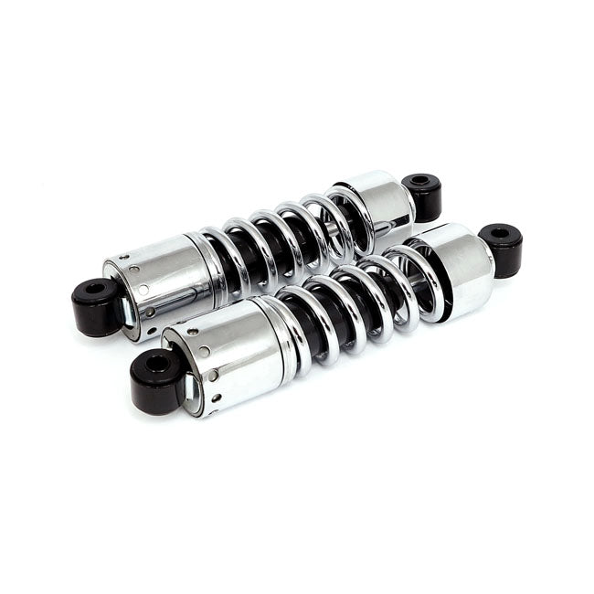 MCS Shock Absorbers 11", without Cover. Chrome – 1973–1986 FL; FX; Fxwg 1" Shorter (11")