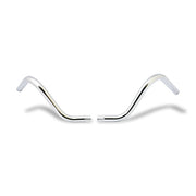 MCS 2-Piece Buckhorn Style Handlebar 1" Chrome – Pre-81 H-D with 1960–1979 FL Style…