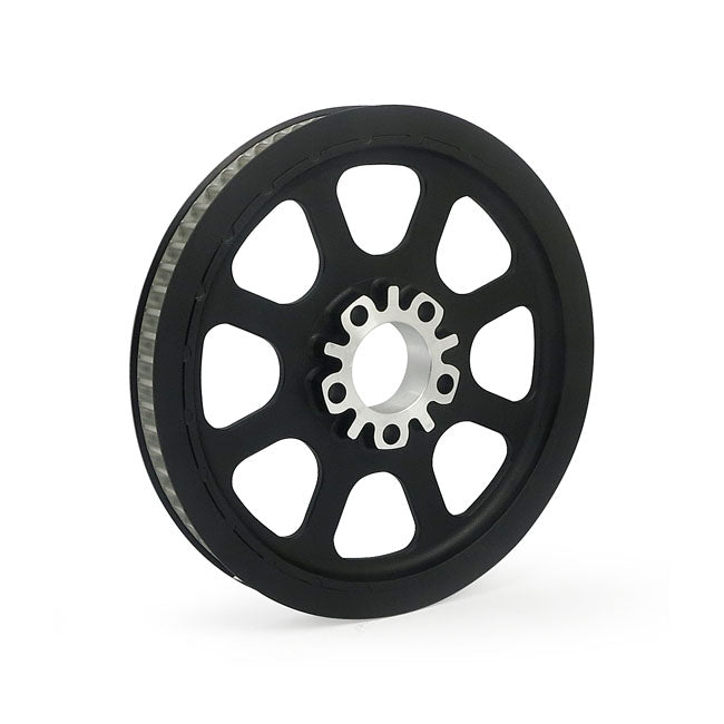 MCS Reproduction OEM Style Wheel Pulley 70T, 1-1/8" Belt. Black – 2000–2006 Softail