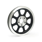 MCS Reproduction OEM Style Wheel Pulley 70T, 1-1/8" Belt. Black – 2000–2006 Softail