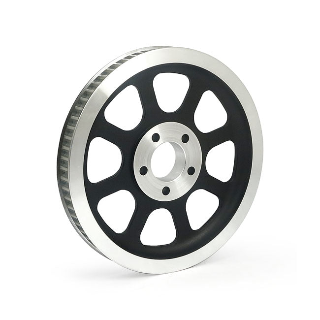 MCS Reproduction OEM Style Wheel Pulley 70T, 1-1/8" Belt. Black – 2000–2006 Softail