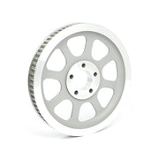 MCS Reproduction OEM Style Wheel Pulley 70T, 1-1/8" Belt. Silver – 2000–2006 Softail