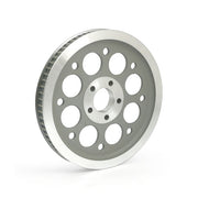 MCS Reproduction OEM Style Wheel Pulley 70T, 1-1/8" Belt. Silver – 2000–2005 Dyna