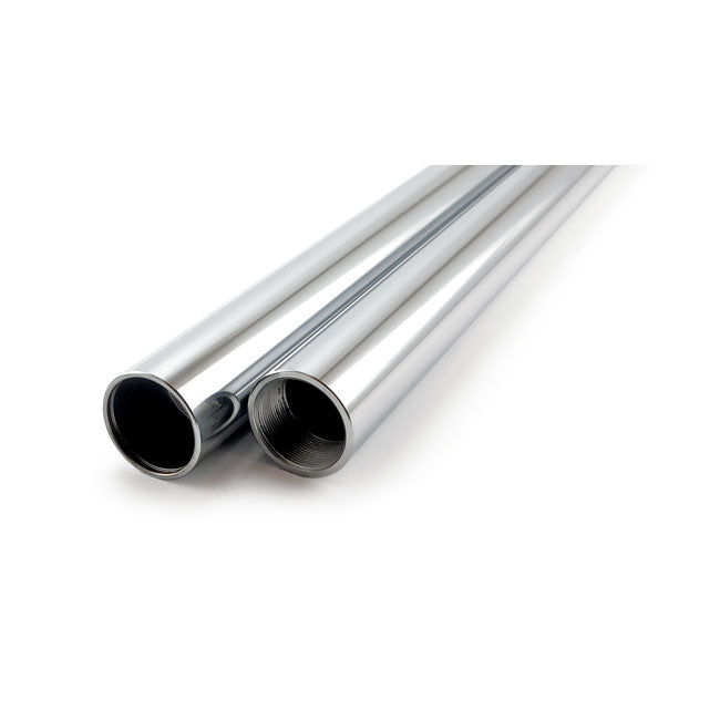 MCS Fork Tubes 41 mm, 20-7/16". Show Chrome – 49-E77 FL Models