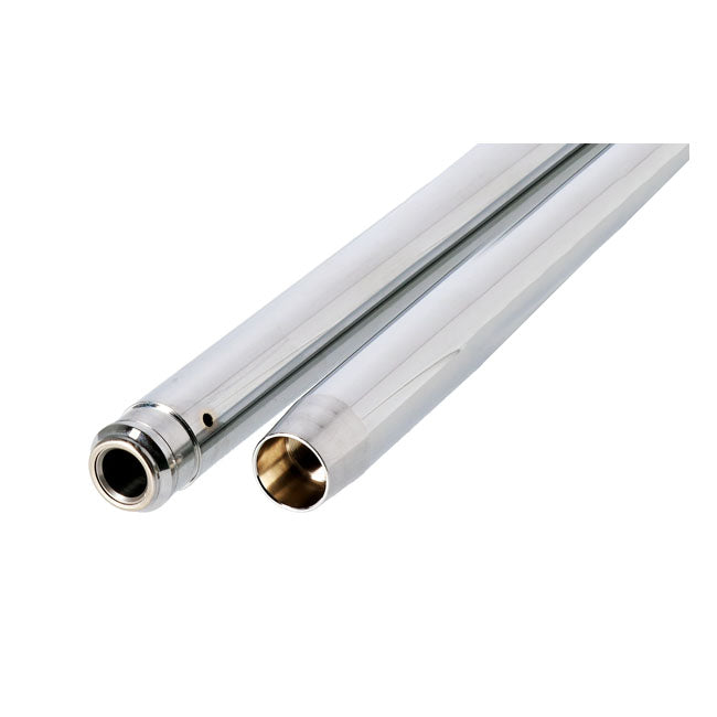 MCS Fork Tubes 35 mm, 25-1/4". Show Chrome – +2" Overstock: 1983–1986 XL Sportster…