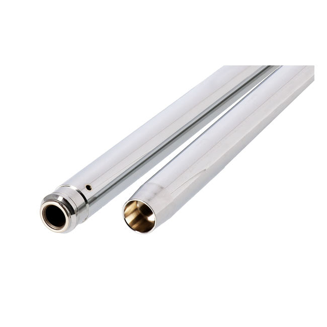 MCS Fork Tubes 35 mm, 27-1/4". Show Chrome – +4" Overstock: 1983–1986 XL Sportster…