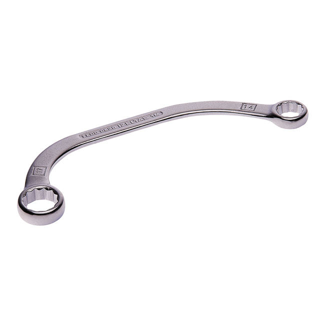 MCS Izeltas, Curved Box End Wrench. 7/16" x 1/2"