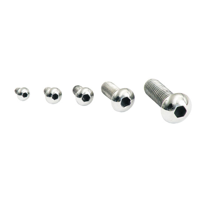 Gardner-Westcott M4 x 8 mm Buttonhead Bolt, Polished Ss