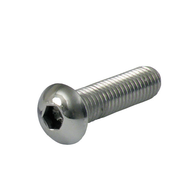 Gardner-Westcott M8 X 30mm Buttonhead Bolt, Polished SS