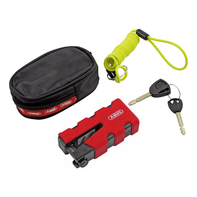 Abus 77 Granit Sledg ''Grip Style'' Disc Brake Lock. Red – Universal