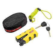 Abus 77 Granit Sledg ''Grip Style'' Disc Brake Lock. Yellow – Universal