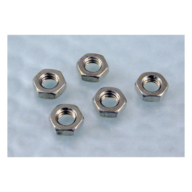 Gardner-Westcott M8 X 1.25 Jam Nut Chrome