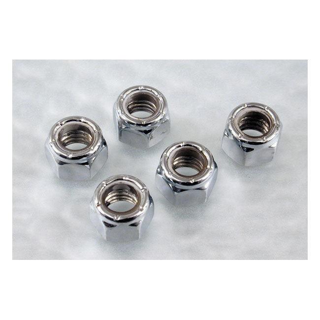 Gardner-Westcott M4 X .70 Lock Nut Chrome