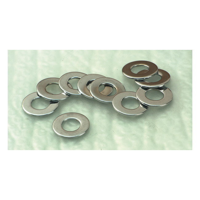 Gardner-Westcott Chrome Flat Washers M4