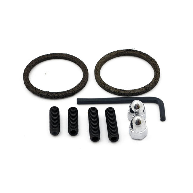 James Gaskets Shovel Exhaust Gasket & Mount Kit. Knitted Wire – 1966–1984 Shovel