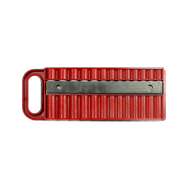 Lisle 1/4" Magnetic Socket Holder, Red – Universal