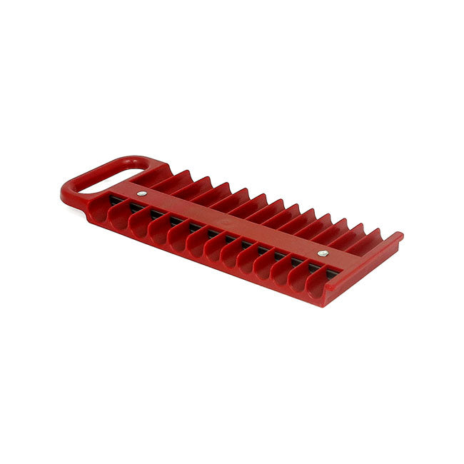 Lisle 1/4" Magnetic Socket Holder, Red – Universal