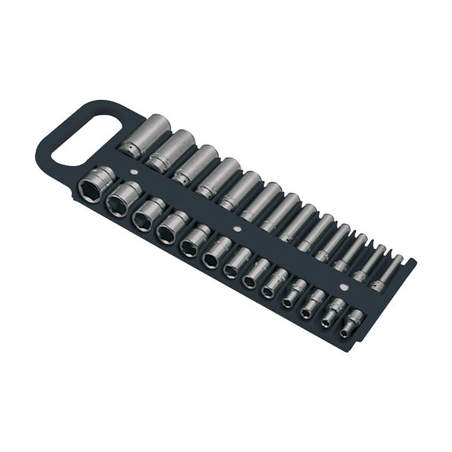 Lisle 1/4" Magnetic Socket Holder, Black – Universal