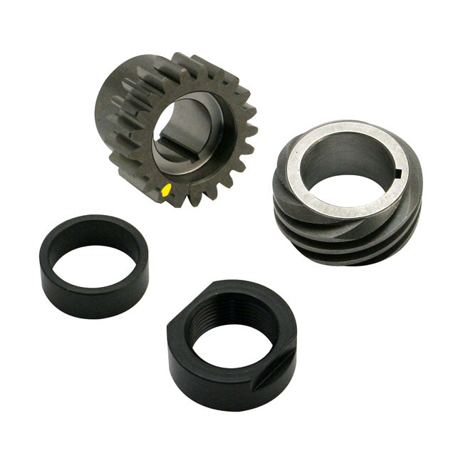 S&S 90-99 B.t. Pinion Shaft Gear/Conversion Kit. Yellow – L1977–1984 Shovelhead; 1984–1989 Evo Big…