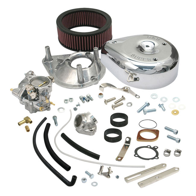S&S Super G Carburetor Kit – L1978–1984 Shovel with Band Type Heads