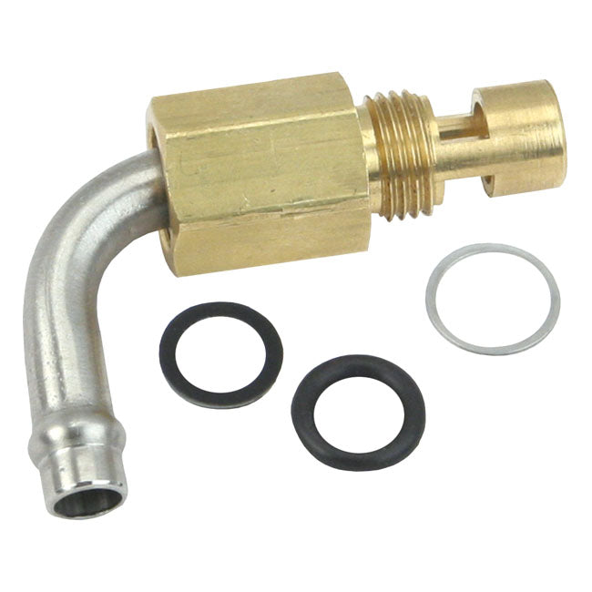 S&S Fuel Line Fitting, 360 Degr. Swivel – All Super E/G Caburetors