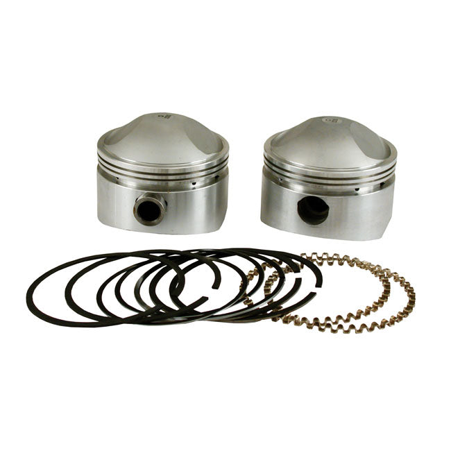 S&S 3-7/16" Forged Stroker Piston Kit. +.050" – 1941–1984 Big Twin with 84" (4-1/2"…