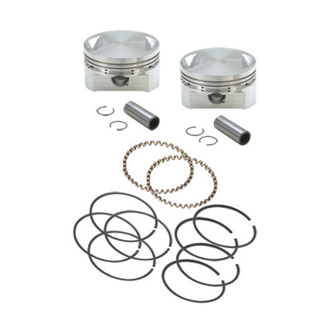 S&S Evo Stroker Piston Set (OEM Heads). Std – 1984–1999 Evo Big Twin with 4-5/8"…