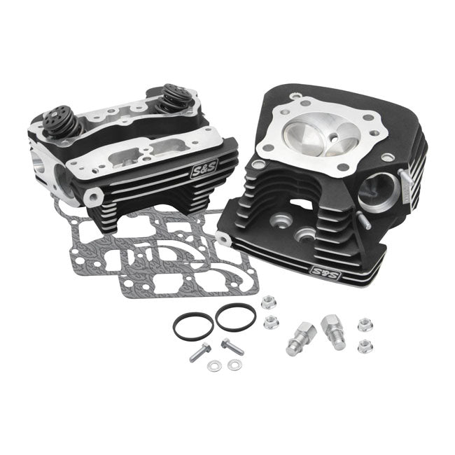 S&S Superstock Cylinder Head Kit. Black – 1999–2005 Twin Cam