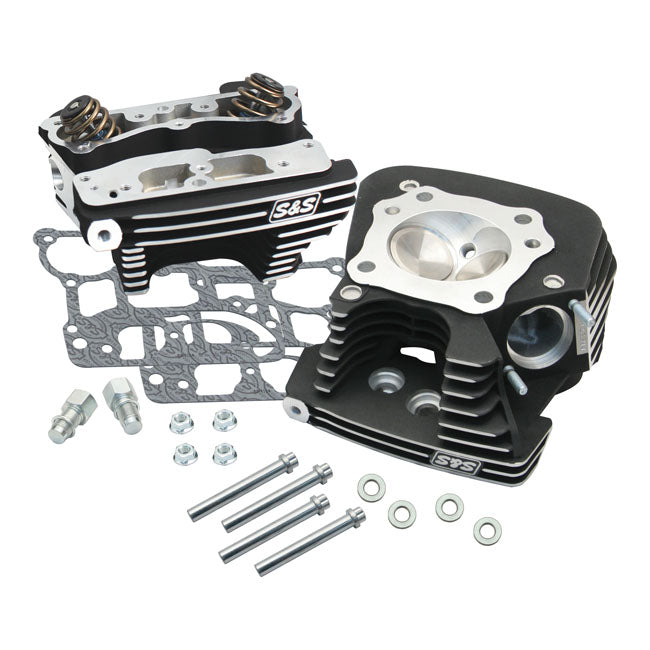 S&S Superstock Cylinder Head Kit. Black – 2006–2017 Twin Cam
