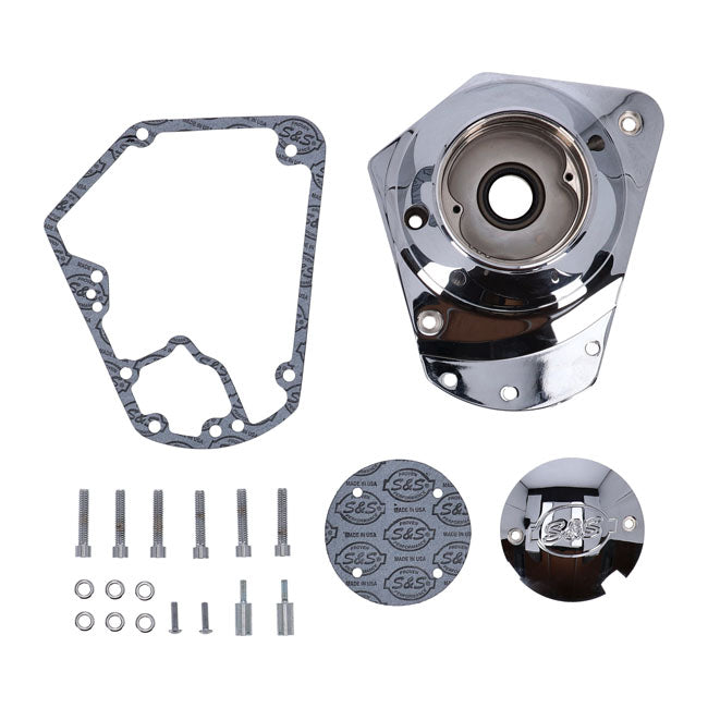 S&S Billet Cam Cover. Chrome – 1973–1992 Big Twin