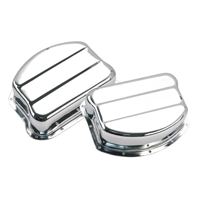 Panhead Rock Covers Set. Chrome – 1948–1965 Panhead