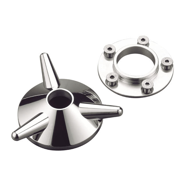 Kustom Tech Spinner Wheel Hub Cover. Aluminium – Up to 1999 H-D with Stock and…
